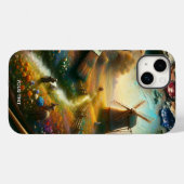 ファンタジーかわいいペインタパレットブラシ Case-Mate iPhoneケース (裏面 (横))