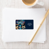 ファンタジーかわいいペン青 ラベル (インサイチュ)