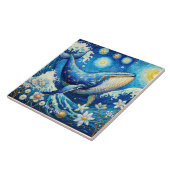 ファンタジーかわいいホエールスターズシー タイル (側面)