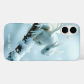 ファンタジーかわいいホワイトベビードラゴン Case-Mate iPhoneケース (裏面 (横))