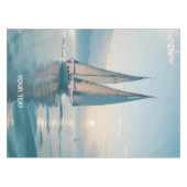 ファンタジーかわいいボートシーサン テーブルクロス (正面(横))