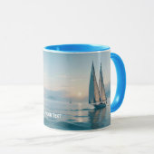 ファンタジーかわいいボートシーサン マグカップ (正面右)