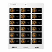 ファンタジーかわいいポーライオンストーン ラベル (フルシート)