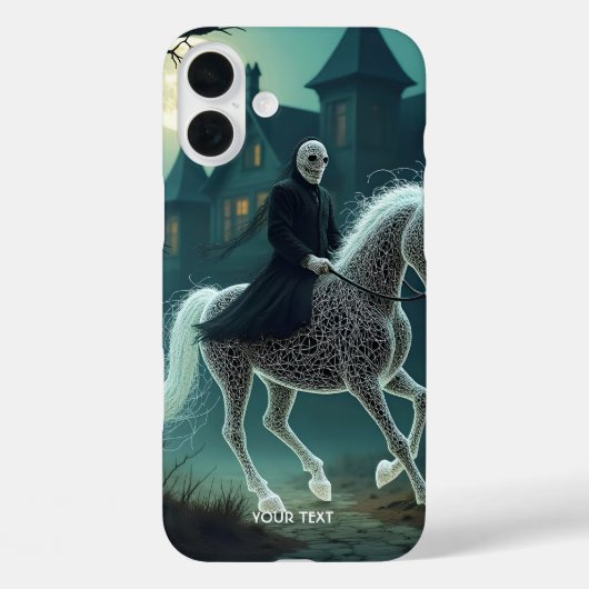 ファンタジーかわいいマンハロウィーンホース Case-Mate iPhoneケース (裏面)