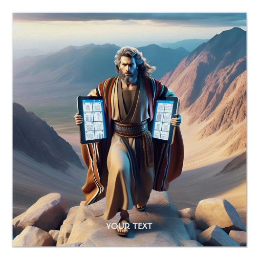 ファンタジーかわいいモーセ十戒 ポスター (正面)