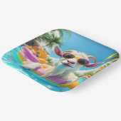 ファンタジーかわいいヤギ浮き眼鏡 ペーパープレート (傾斜あり)