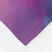 ファンタジーかわいいユニコーン乗り自転車 フリースブランケット (角)