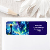 ファンタジーかわいいライトハウススノーウィークショアラインズ ラベル (インサイチュ)