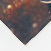 ファンタジーかわいいリトル静かなナイト フリースブランケット (角)