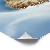 ファンタジーかわいいリンクスかわいい冬 ポスター (コーナー)