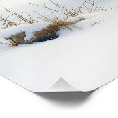 ファンタジーかわいいリンクス冬の雪 ポスター (コーナー)