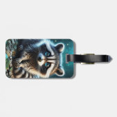 ファンタジーかわいいルーンのナイトスター ラゲッジタグ (裏面横)