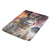 ファンタジーかわいいロバ宇宙飛行士宇宙 バスマット (アングル)