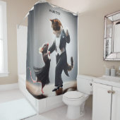 ファンタジーかわいいワニ獅子タンゴ シャワーカーテン (インサイチュ)