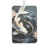 ファンタジーかわいい二コイ魚 カーエアーフレッシュナー (裏面)