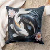 ファンタジーかわいい二コイ魚 クッション (ブランケット)