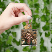 ファンタジーかわいい図書館ビッグ・アイズ キーホルダー (手)