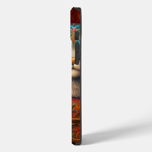 ファンタジーかわいい女の子の大猫 Case-Mate iPhoneケース (裏面 / 左)