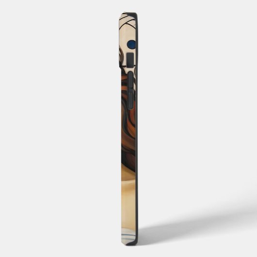 ファンタジーかわいい女の子キュービストスタイル Case-Mate iPhoneケース (裏面 / 左)