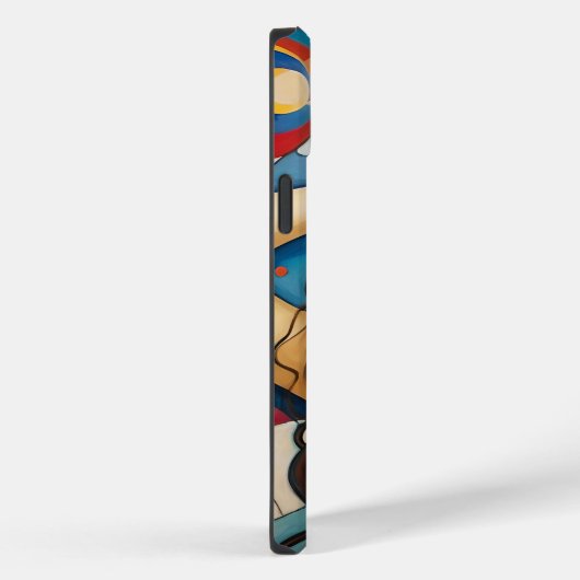 ファンタジーかわいい女の子キュービストスタイル Case-Mate iPhoneケース (裏面 / 右)