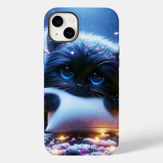 ファンタジーかわいい子猫ハグリングピロー Case-Mate iPhoneケース (裏面)