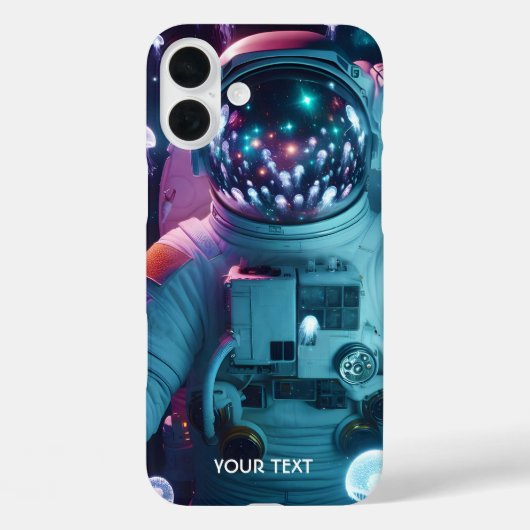 ファンタジーかわいい宇宙飛行士クラゲ宇宙 Case-Mate iPhoneケース (裏面)