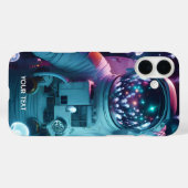 ファンタジーかわいい宇宙飛行士クラゲ宇宙 Case-Mate iPhoneケース (裏面 (横))