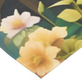 ファンタジーかわいい小犬の花 テーブルクロス (アングル)