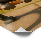 ファンタジーかわいい岩紙はさみ ポスター (コーナー)