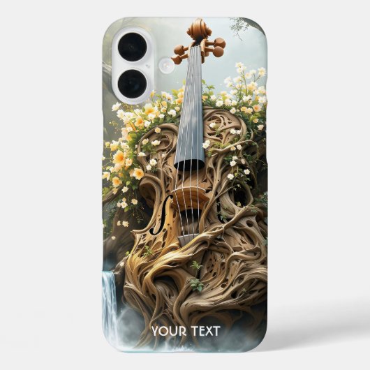 ファンタジーかわいい巨大なバイオリンの森 Case-Mate iPhoneケース (裏面)
