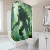 ファンタジーかわいい巨木 シャワーカーテン (インサイチュ)