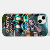 ファンタジーかわいい悲しいベビードラゴン Case-Mate iPhoneケース (裏面 (横))
