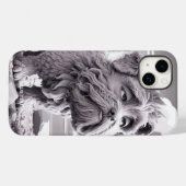 ファンタジーかわいい悲しそうな犬 Case-Mate iPhoneケース (裏面 (横))