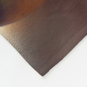 ファンタジーかわいい感じバートバナナ フリースブランケット (角)