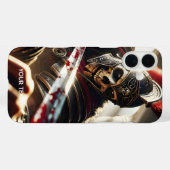 ファンタジーかわいい戦士の古代の鎧 Case-Mate iPhoneケース (裏面 (横))