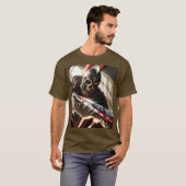 ファンタジーかわいい戦士の古代の鎧 Tシャツ (正面フル)