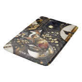 ファンタジーかわいい抽象芸術キツネアート バスマット (アングル)