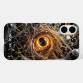 ファンタジーかわいい抽象芸術宇宙シーン Case-Mate iPhoneケース (裏面 (横))