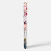 ファンタジーかわいい桜バードブルー Case-Mate iPhoneケース (裏面 / 右)