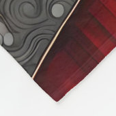 ファンタジーかわいい森のナイトレッド フリースブランケット (角)