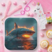ファンタジーかわいい火さめの海 ペーパープレート (パーティー)