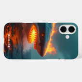 ファンタジーかわいい火さめの海 Case-Mate iPhoneケース (裏面 (横))