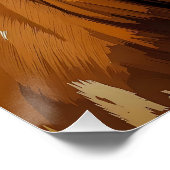 ファンタジーかわいい牛の野雲 ポスター (コーナー)