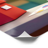 ファンタジーかわいい犬のポスト ポスター (コーナー)