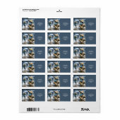 ファンタジーかわいい犬の男の子電話 ラベル (フルシート)