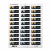 ファンタジーかわいい狼オンロック ラベル (フルシート)