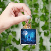 ファンタジーかわいい狼ダブル博覧会 キーホルダー (手)