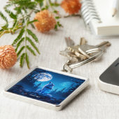 ファンタジーかわいい狼ダブル博覧会 キーホルダー (側面)