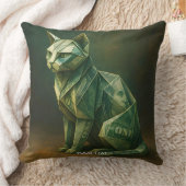 ファンタジーかわいい猫マネー折り紙 クッション (ブランケット)