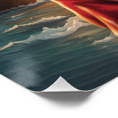 ファンタジーかわいい猫海賊帽 ポスター (コーナー)